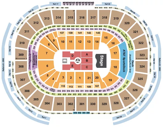 OLIVIA DEAN Seating Map Seating Chart