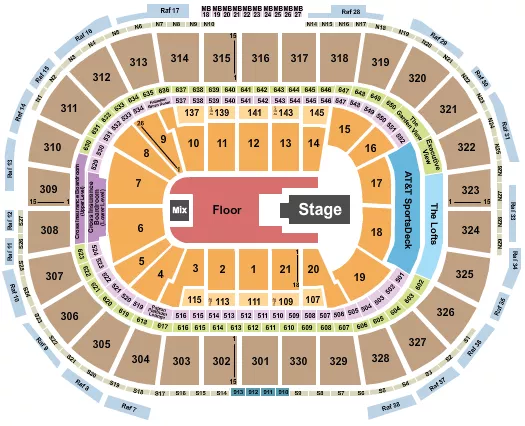 PLAYBOI CARTI Seating Map Seating Chart
