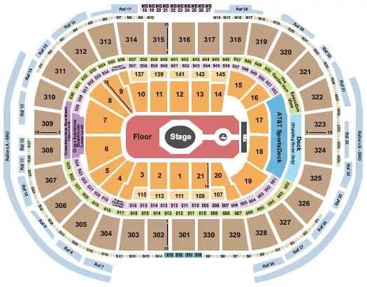 TAME IMPALA Seating Map Seating Chart