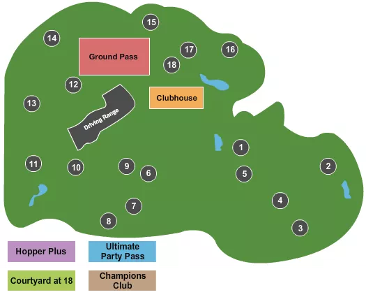 GOLF Seating Map Seating Chart