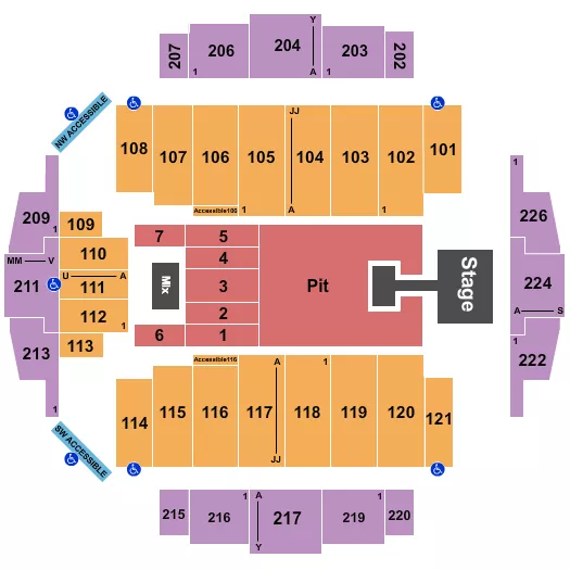 ENHYPEN Seating Map Seating Chart