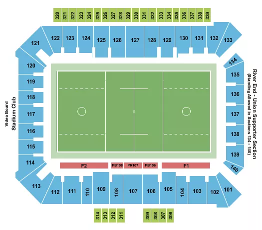 LACROSSE Seating Map Seating Chart
