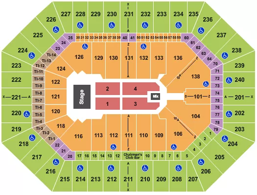 MERCYME Seating Map Seating Chart