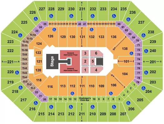 SLEEP TOKEN Seating Map Seating Chart