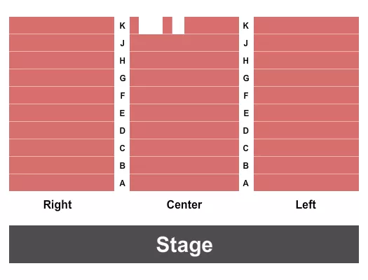 ENDSTAGE Seating Map Seating Chart