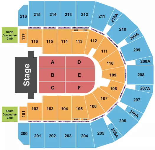 TSO Seating Map Seating Chart