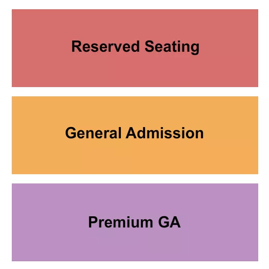 RESERVED PREMIUM GA Seating Map Seating Chart