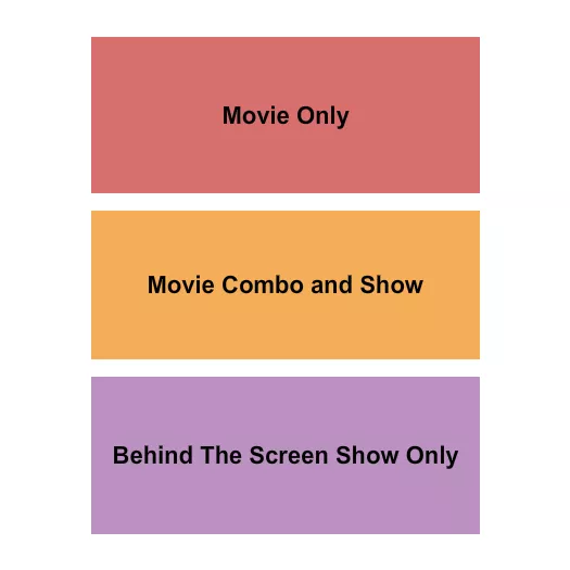 TEXAS THEATRE DALLAS MOVIE AND ROCK SHOW Seating Map Seating Chart