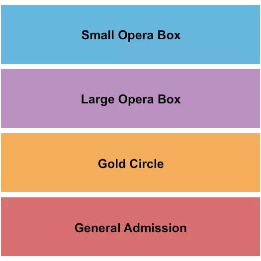 GA GC OPERA BOX 2 Seating Map Seating Chart