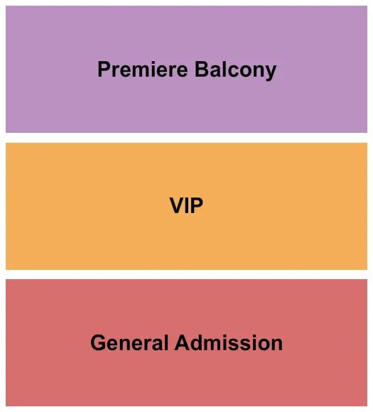 THE ADMIRAL OMAHA GA VIP PREMIERE Seating Map Seating Chart