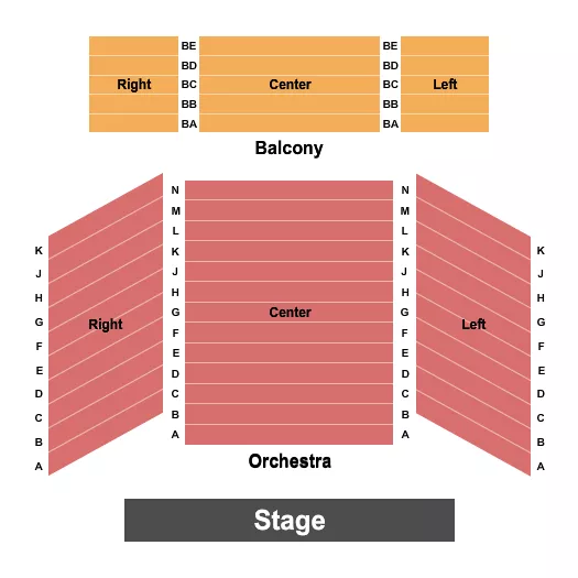ENDSTAGE Seating Map Seating Chart