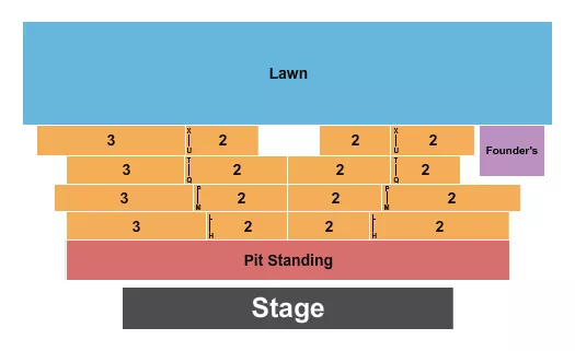 ENDSTAGE PIT 2 Seating Map Seating Chart