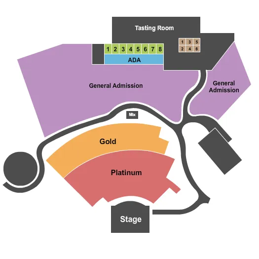 ENDSTAGE 2 Seating Map Seating Chart
