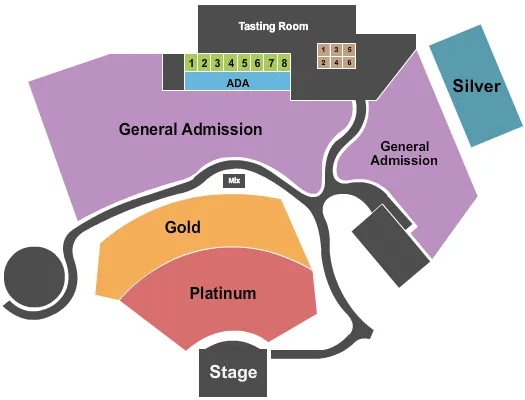 ENDSTAGE 3 Seating Map Seating Chart