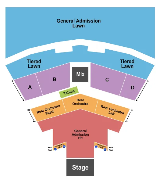 ENDSTAGE GA PIT 2 Seating Map Seating Chart