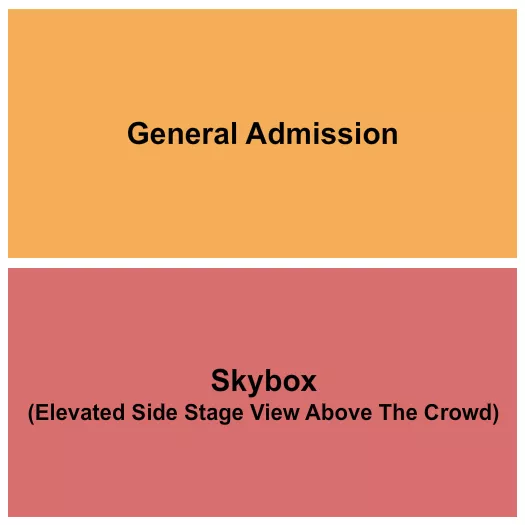 THE BACKYARD WACO GA SKYBOX Seating Map Seating Chart