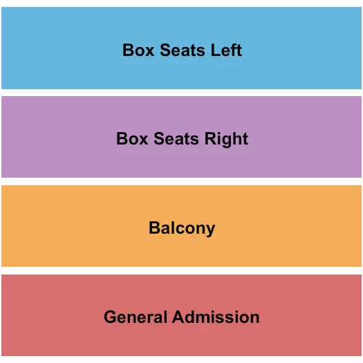 GA BALCONY BOXES Seating Map Seating Chart