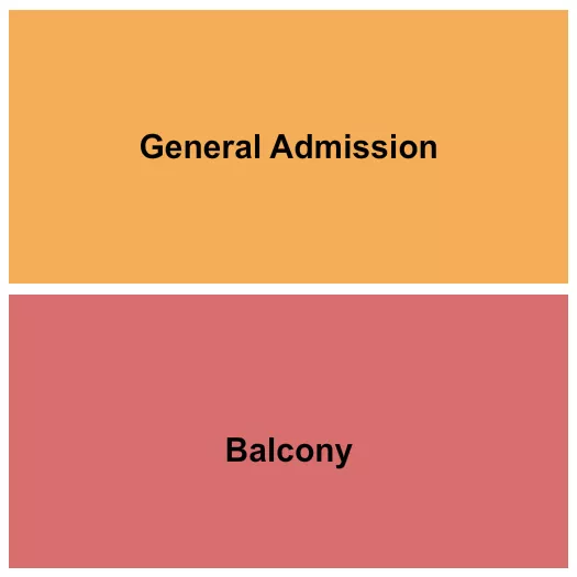 GA BALCONY Seating Map Seating Chart