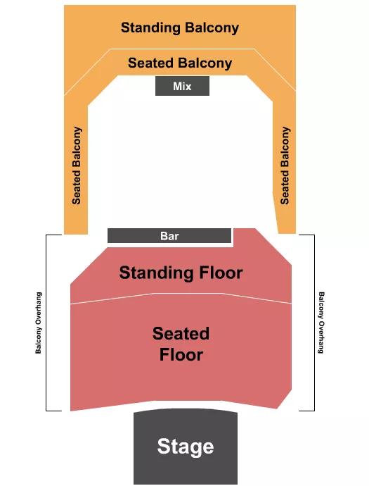 ENDSTAGE GA Seating Map Seating Chart