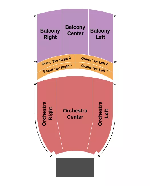 ENDSTAGE Seating Map Seating Chart