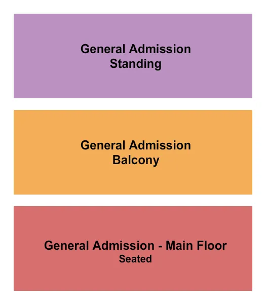 3 GA LEVELS Seating Map Seating Chart