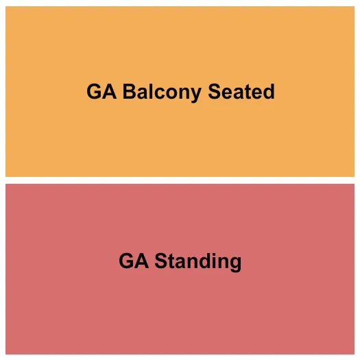 GA STANDING GA BALCONY Seating Map Seating Chart