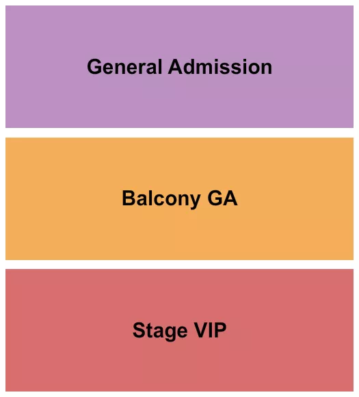 GA BALCONY VIP Seating Map Seating Chart