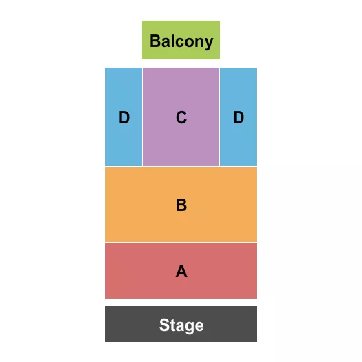ENDSTAGE Seating Map Seating Chart