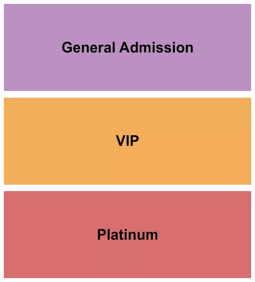 THE COMEDY ZONE CHARLOTTE GA VIP PLATINUM Seating Map Seating Chart