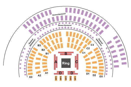 BOXING Seating Map Seating Chart
