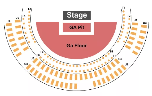 GA PIT GA FLOOR Seating Map Seating Chart