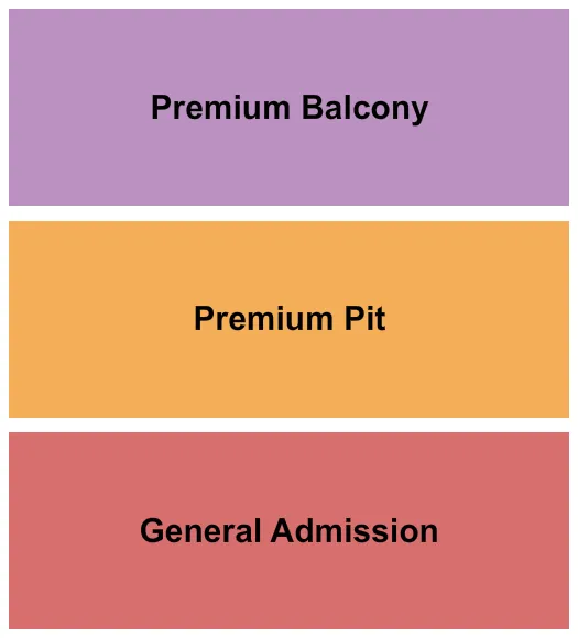 THE CRITERION OKLAHOMA CITY GA PREMIUM PIT BALCONY Seating Map Seating Chart