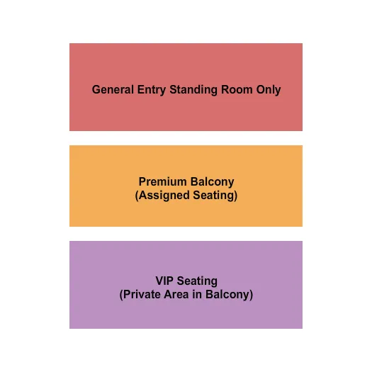 THE CRITERION OKLAHOMA CITY ENDSTAGE 2 Seating Map Seating Chart