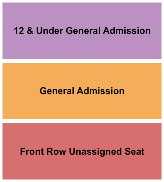 THE DISTRICT SIOUX FALLS WRESTLING Seating Map Seating Chart