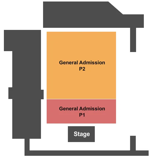ENDSTAGE GA Seating Map Seating Chart