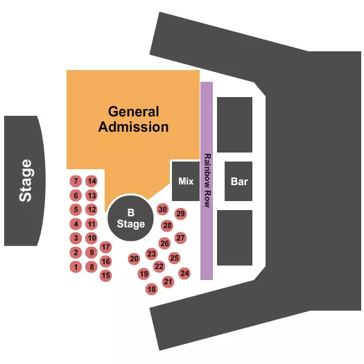 THE FACTORY CHESTERFIELD GA TABLES BSTAGE Seating Map Seating Chart