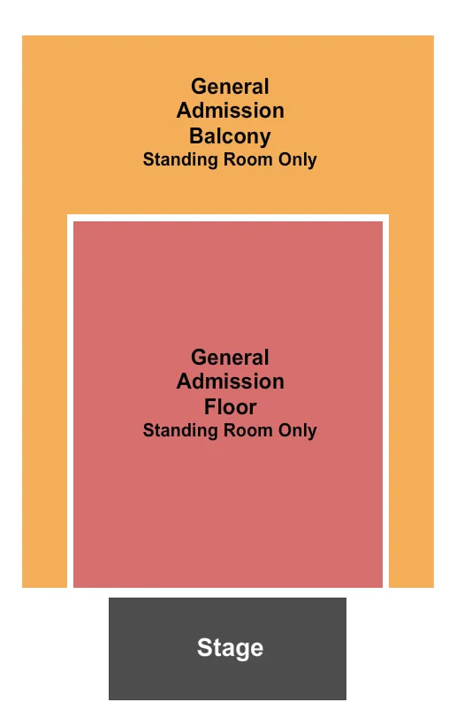 THE FILLMORE PHILADELPHIA GA FLOOR GA BALCONY Seating Map Seating Chart
