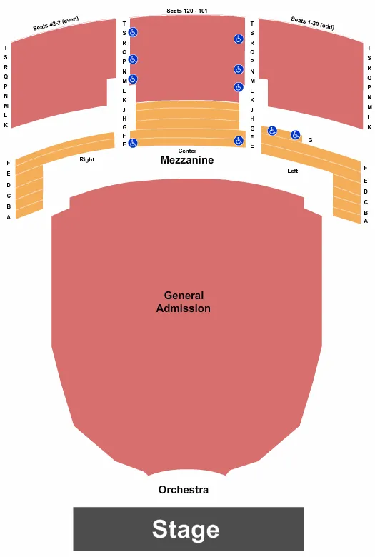 CARLY RAE JEPSEN Seating Map Seating Chart