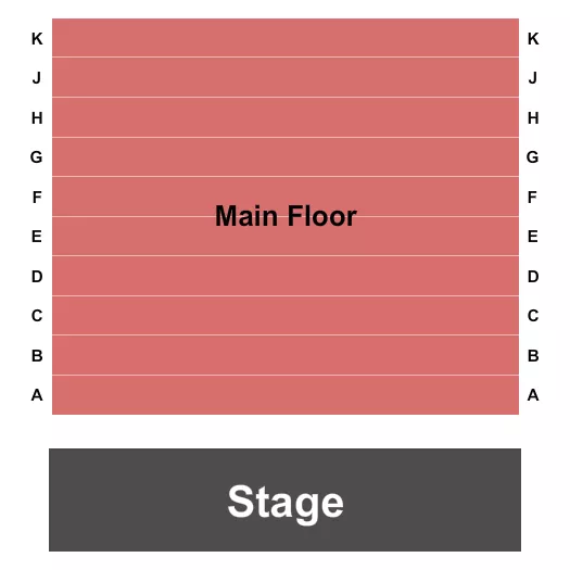 THE FIREHOUSE THEATRE FARMERS BRANCH ENDSTAGE Seating Map Seating Chart