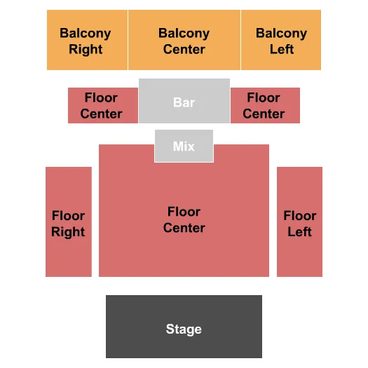 ENDSTAGE Seating Map Seating Chart
