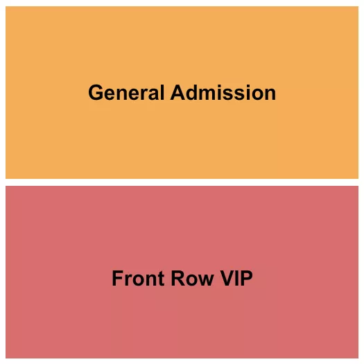GA FRONT ROW VIP Seating Map Seating Chart