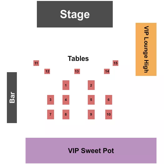 THE FOUNDRY VA ENDSTAGE Seating Map Seating Chart