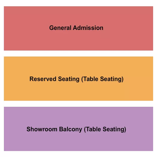 THE FOUNDRY VA GA RESERVED BALCONY Seating Map Seating Chart
