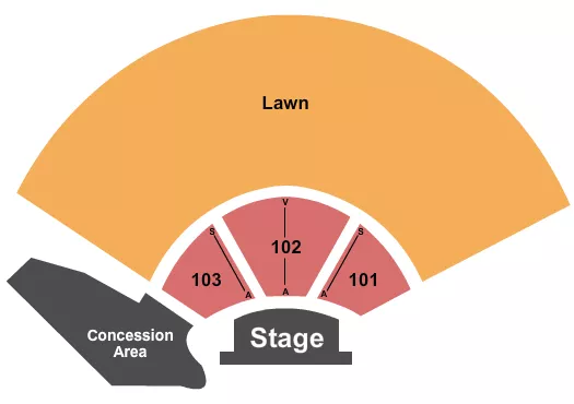 ENDSTAGE NO VIP LOUNGE Seating Map Seating Chart