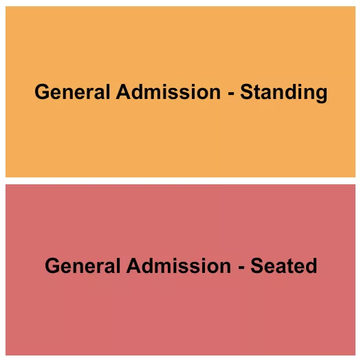 GA STANDING SEATED Seating Map Seating Chart