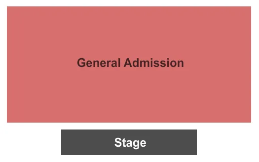 GENERAL ADMISSION Seating Map Seating Chart