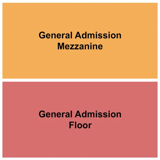 LITTLE ROCK HALL AR GA FLOOR GA MEZZ Seating Map Seating Chart