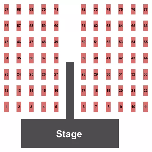 DRAG BRUNCH Seating Map Seating Chart