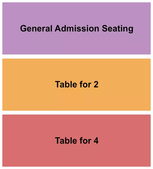 GA TABLES Seating Map Seating Chart