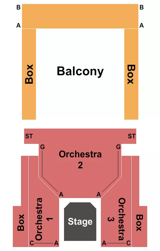 ENDSTAGE Seating Map Seating Chart